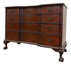 Mid-20th Century Chippendale Style Serpentine Dresser Attributed to Pennsylvania Furniture Co., York Pa