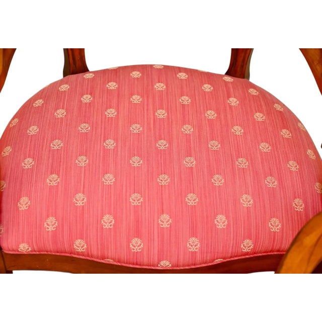 Salmon Ethan Allen Spider Back Game Table Chairs - Set of 4 For Sale - Image 8 of 12