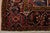 Heriz Rug 8’7” X 12’5” Red Wool Vintage Traditional Hand-Knotted Carpet For Sale - Image 12 of 15