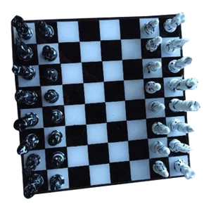 Contemporary Vetro DI Murano Chess Board Scacchiera, Made in Italy