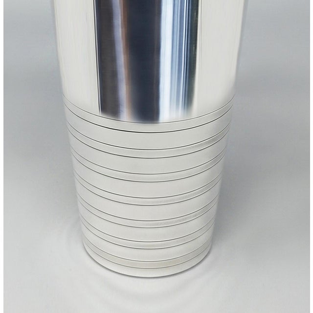 1930s Vintage French Art Deco Silver Plated Cocktail Shaker, 1930s For Sale - Image 5 of 8