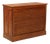 Oak Cabinet with Tambour Door, 1950s For Sale