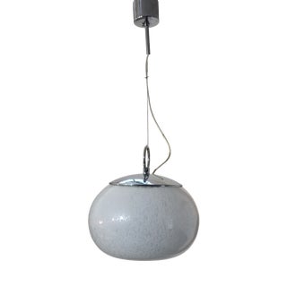 Murano Glass Pendant Lamp attributed to Mazzega, 1970s For Sale