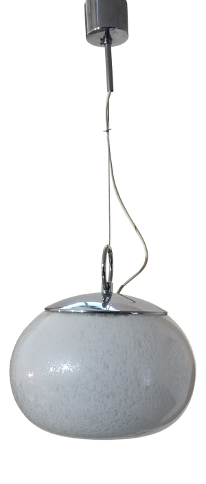 Murano Glass Pendant Lamp attributed to Mazzega, 1970s