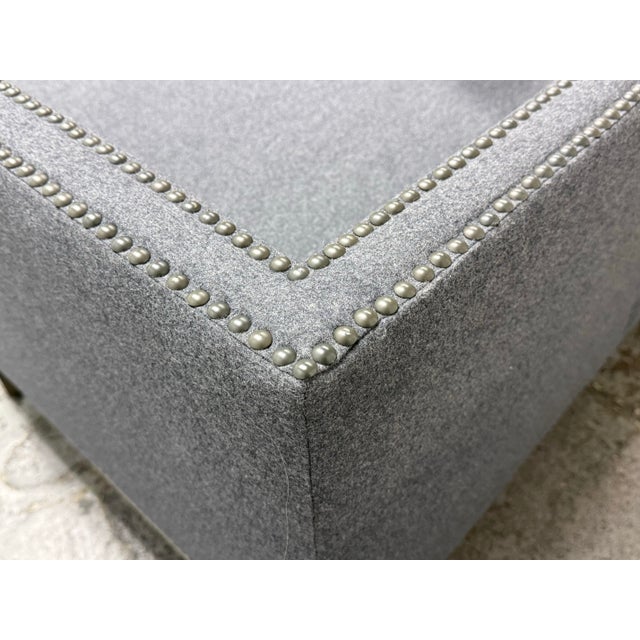 Four Hands Mercury Double Chaise For Sale - Image 9 of 12