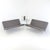 Mid Century Satyr Compact Leather Sofa by Design For Use for ClassiCon, Germany 2000s – Grey Leather Lounge Sofa Discover...