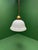 Vintage Opal Glass Pendant Light, 1920s For Sale - Image 3 of 11