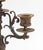 Late 19th Century French Brass Three-Branch Candelabra, Pair For Sale - Image 5 of 9