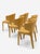 Elegant set of Hola 367 Chairs by Hannes Wettstein for Cassina. Structure in tubular steel and poplar plywood. Padding in...