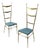 Brass Chiavari Chairs by Gaetano Descalzi, 1950s, Set of 2 For Sale