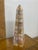 Vintage Late 20th Century Pink Onyx Marble Mosaic Obelisk For Sale - Image 4 of 5