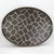 Vintage Large Oval Tole Tray - Hand Painted Brown and Cream Giraffe Animal Print Decorative Tray For Sale - Image 15 of 15