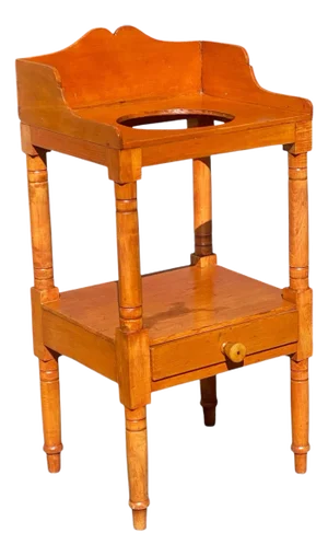 Antique New England Maple & Pine Wash Stand