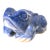 Miniature Well-Carved Frog of Lapiz Lazuli Stone - Frankie the Frog! For Sale