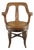 Early 20th Century Walnut Swivel Barber Chair, Austria For Sale