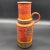 Ceramic Vintage Fat Lava Ceramic Handled Jug, 1960s For Sale - Image 7 of 7