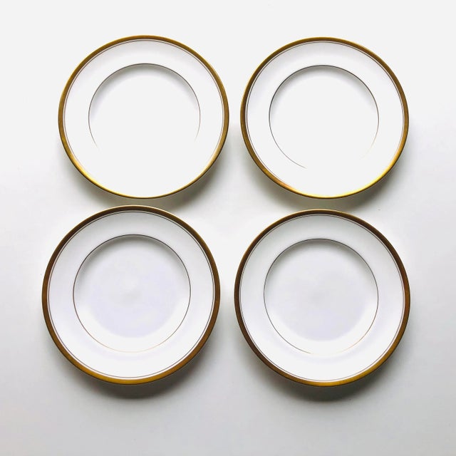 Royal Worcester Vintage Royal Worcester Fine China "Viceroy" Pattern Bread Plates S/4 For Sale - Image 4 of 4