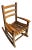 Petite Children’s Wooden Vintage Rocking Chair For Sale
