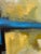 Blue Vintage R. Cohen Abstract Oil Painting 34 X 20 For Sale - Image 8 of 10