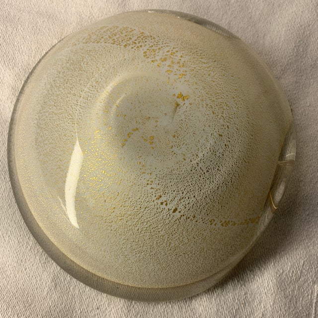 Mid 20th Century Murano Art Glass Biomorphic Bowl For Sale In Chicago - Image 6 of 7