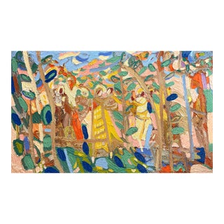 Natures Dance by Paul Wadsworth. Large Figurative Oil Painting For Sale