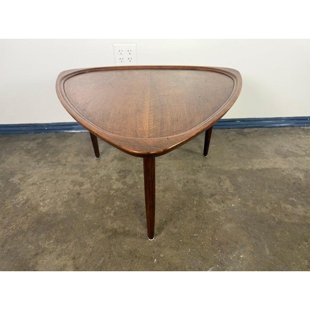 Sculptural Walnut Coffee Table, Danish Modern, 1950s Design For Sale - Image 14 of 17