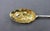 Metal Circa 1727-1760 English George II Sterling Silver and Gold Wash Pair of Tablespoons For Sale - Image 7 of 11
