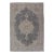 Mid 20th Century Distressed Turkish Carpet With Medallion Design in Dark Gray, Lt. Brown & Cream For Sale