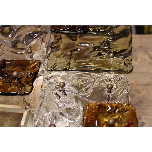 Glass Wall Light Panel by Toni Zuccheri for Venini, 1960 For Sale - Image 7 of 18