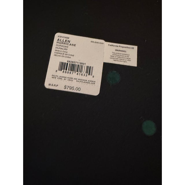 American Ralph Lauren Home Allen Hurricane Medium Nickel $795 New in Box For Sale - Image 3 of 8