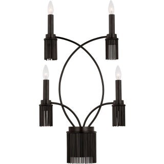 Fisher Weisman for Visual Comfort Signature Sutton 4-Light Sconce in Bronze For Sale