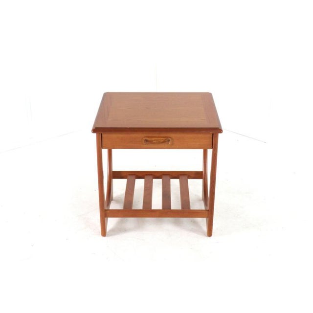 Side Table with Pull-Out Drawer from G-Plan For Sale - Image 15 of 16