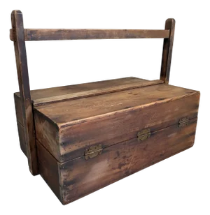 Japanese Kōgu-Bako Mingei Tool Box, 1930s
