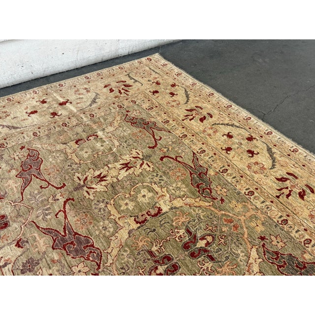 2020s 12 Ft X 18 Ft Sultanabad Design Traditional Wool Area Rug For Sale - Image 5 of 12