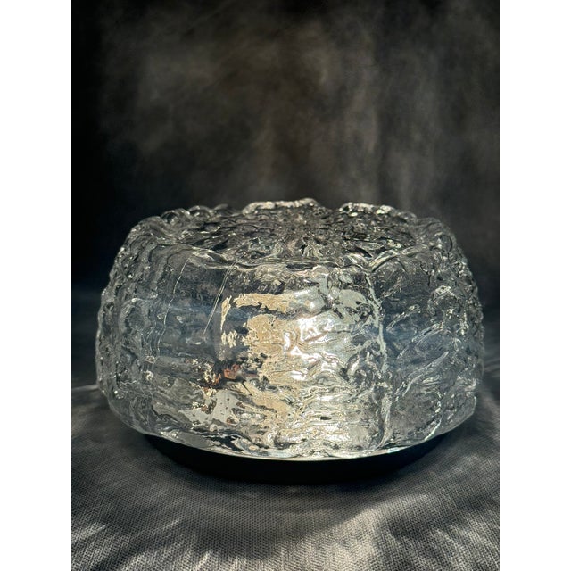 Mid-Century Limburg Glass Flush Mount Ceiling Light, 1960s For Sale - Image 4 of 13