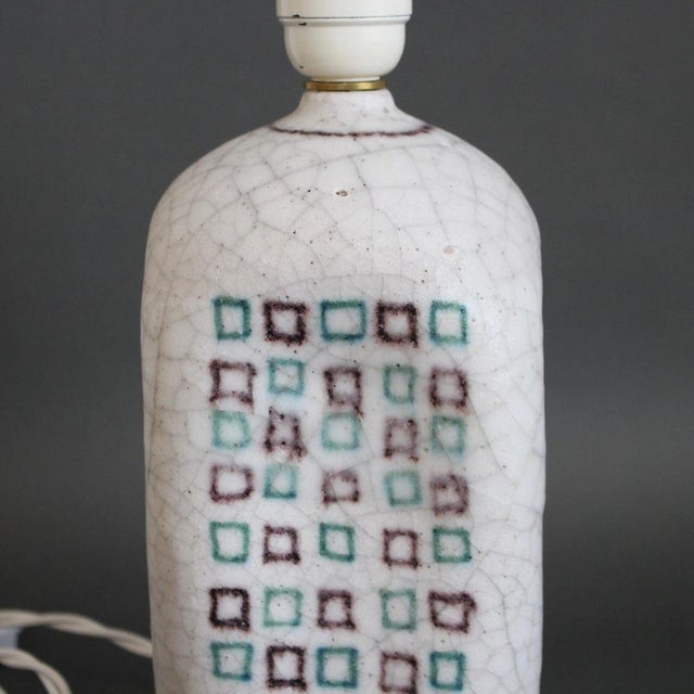 Vintage Italian Decorative Table Lamp by Guido Gambone, 1950s For Sale - Image 13 of 18