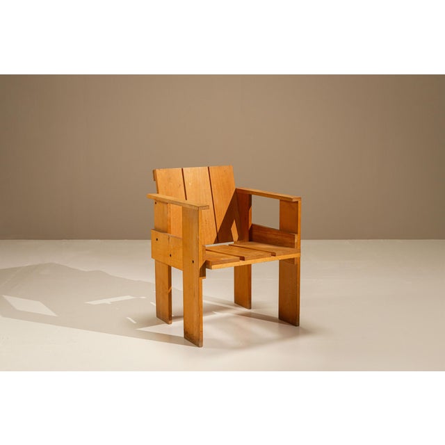 Crate Chair by Gerrit Rietveld for Cassina, the Netherlands, 1970s For Sale - Image 8 of 15