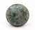 Painted green marble-like cast iron passage door knob with a brass rim and shank. Stamped PAT.JAN.25.FEB.15.81. Good...