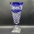 Vintage Crystal Cobalt Blue Overlay Cut Crystal Vase from Meissen, 1960s For Sale - Image 4 of 18