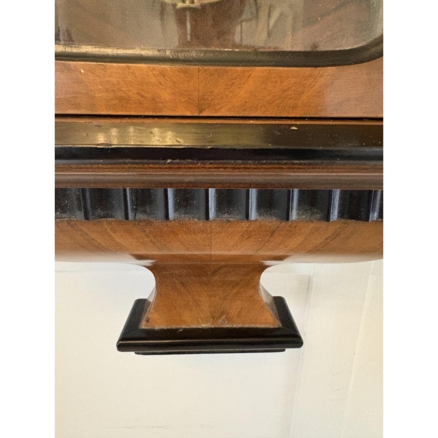 Antique Victorian Figured Walnut 8 Day Wall Clock, 1860s For Sale - Image 10 of 12