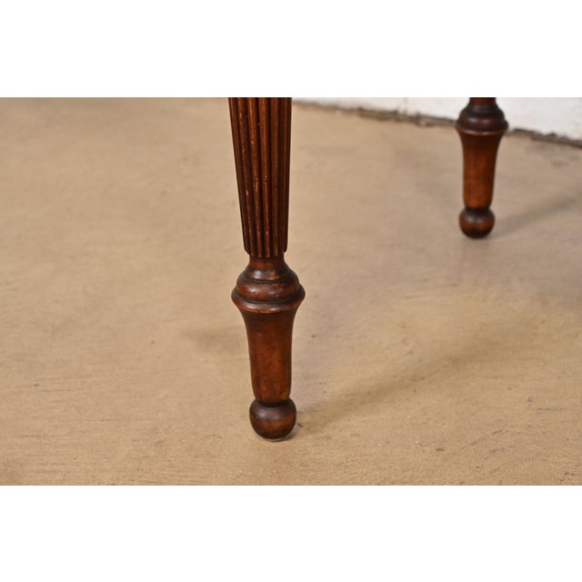 Berkey & Gay Antique Georgian Flame Mahogany Bookcase or Bar Cabinet, Circa 1920s For Sale - Image 13 of 16