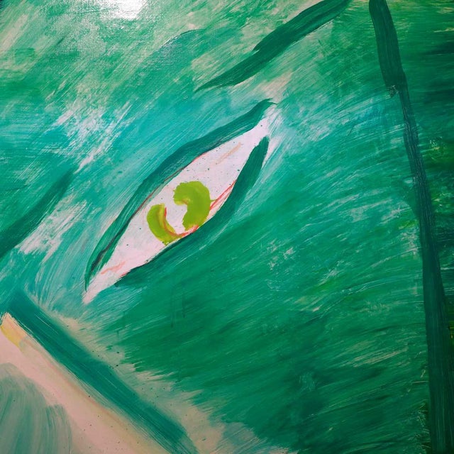 Modern Virgilio Guidi, Marina E Incontro, Oil on Canvas, 1968, Framed For Sale - Image 3 of 11