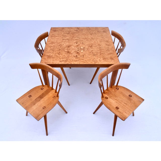 Milo Baughman for Directional American Mid-Century Ash Burl Game Table For Sale - Image 13 of 16