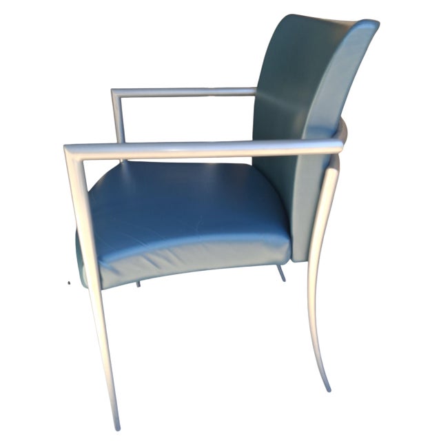 Elevate Your Executive Spaces With This Exceptional Pair of HBF Cortona Lounge Chairs by Designer Joe Ricchio. For Sale - Image 11 of 12