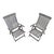 Vintage Teak Folding Lounge Deck Arm Chairs - Set of 2 For Sale