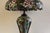 Gorgeous Tiffany-Style Art Nouveau Lamp With Bronze Base For Sale - Image 4 of 18