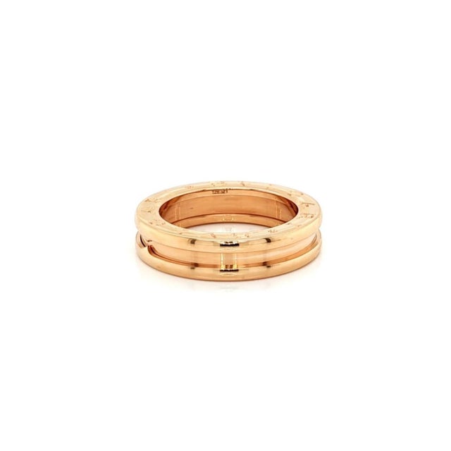 Mid 20th Century Mid 20th Century Bvlgari B.zero1 One-Band Ring in 18k Rose Gold w/Cert Size 5 / EU 50 For Sale - Image 5 of 8