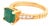 Diamond Emerald Ring 14k Gold 2.01 TCW Women Certified For Sale