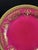 French Crimson & Gilt Porcelain Cabinet Plates from WG Co Limoges, 1890s, Set of 2 For Sale - Image 4 of 17