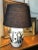 Black Art Deco Ceramic Lamp For Sale - Image 8 of 8